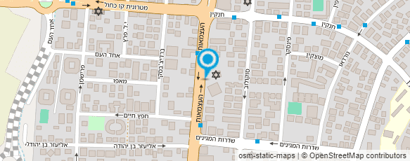 מפת הגעה אל עמותת בית הכנסת ע"ש פיאסצ'נה (ע"ר)