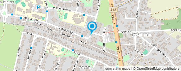 מפת הגעה אל טי.אר.אף מדיקל סרוויס בע"מ