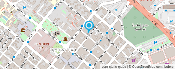 מפת הגעה אל מ.ג.ע.ר. מרכז גביה ממוחשבת בע"מ