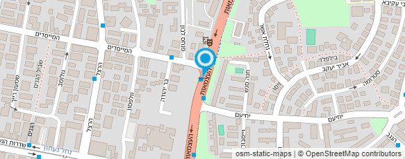 מפת הגעה אל המכללה להכשרה מקצועית-בחינות תאוריה