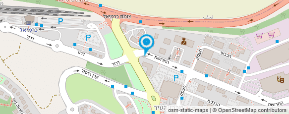 מפת הגעה אל המכללה להכשרה מקצועית-בחינות תאוריה