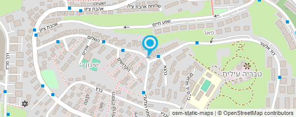 מפת הגעה אל המכללה להכשרה מקצועית-בחינות תאוריה