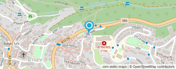 מפת הגעה אל יעל פרי רפלקסולוגית