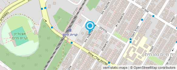 מפת הגעה אל גן פנינים - חב"ד