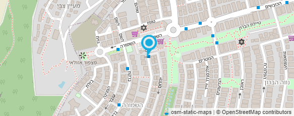 מפת הגעה אל מיכל שיינר אימון אישי