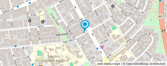 מפת הגעה אל משפחתון שושי