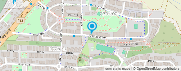 מפת הגעה אל עו"ד שלו יאיר