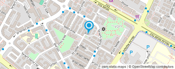 מפת הגעה אל א.של פרויקטים שיקומיים-פנימיית בית עומר