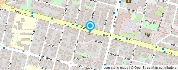 מפת הגעה אל אמריקן פיצה