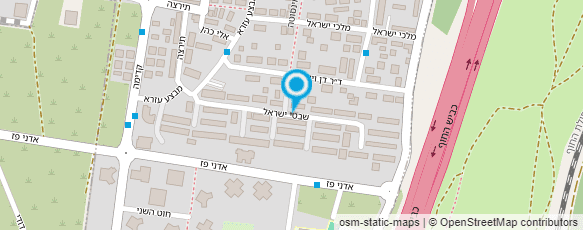 מפת הגעה אל י.ב.ס שרות והתקנה