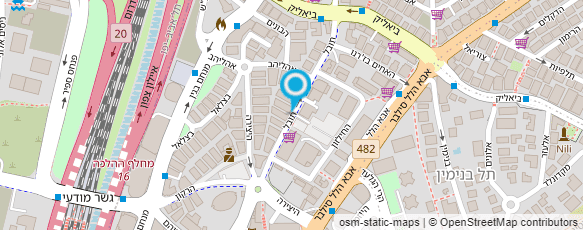 מפת הגעה אל עו"ד תותחני יעל