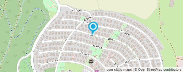 מפת הגעה אל שרות בנימין