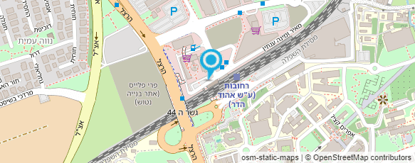 מפת הגעה אל תחנת רכבת רחובות