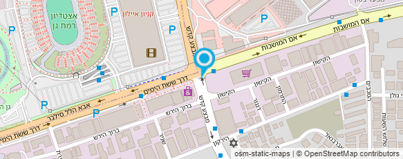 מפת הגעה אל תחנת רכבת בני ברק