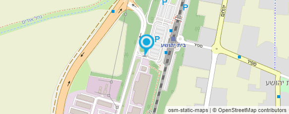 מפת הגעה אל תחנת רכבת בית יהושע