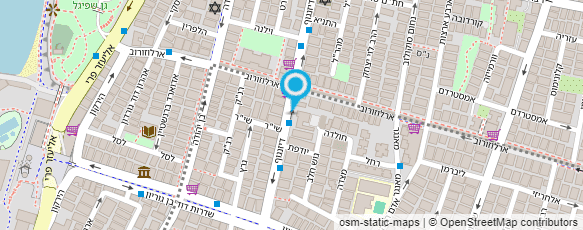 מפת הגעה אל עיריית ת"א-הרשות לאיכות הסביבה