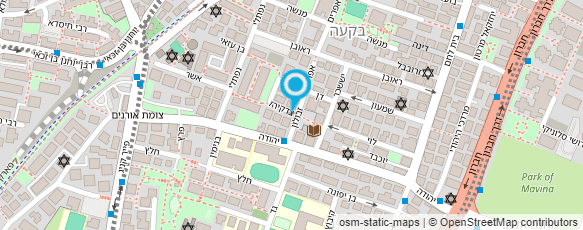 מפת הגעה אל הגן של עדי