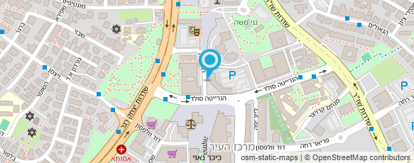 מפת הגעה אל רהיטי ברזילי - חדרי ילדים ונוער