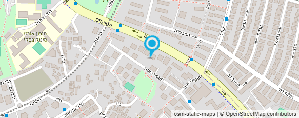 מפת הגעה אל חנית מאור-פזיותרפיסטית