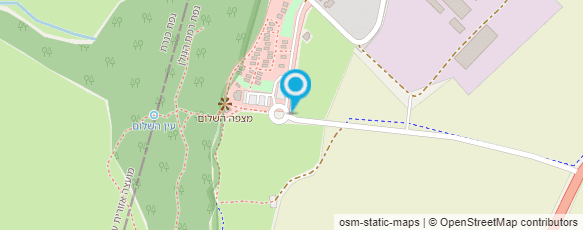 מפת הגעה אל מסעדת הבקתה- מצפה השלום