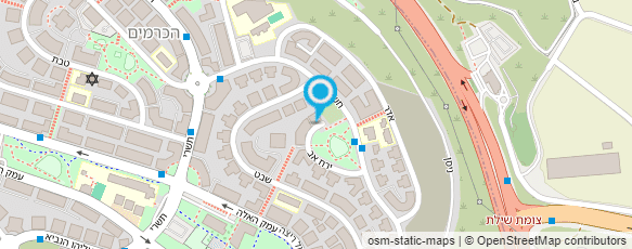 מפת הגעה אל שושה עיצובים-אקססוריז לילדים