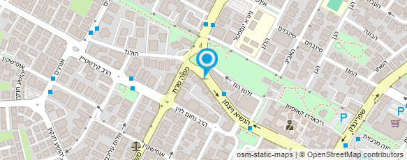 מפת הגעה אל תומר כהן - אומנות בשיער