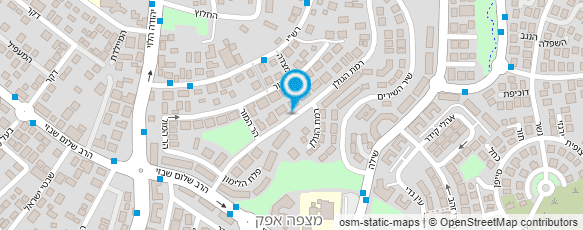 מפת הגעה אל נאוה יופי של עוגה