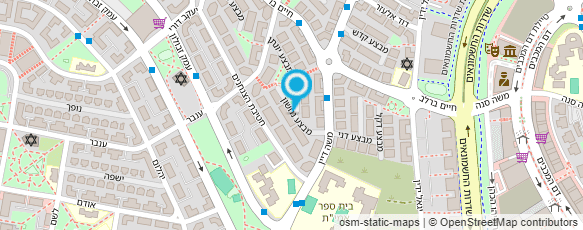 מפת הגעה אל טחורים-הפתרון המושלם