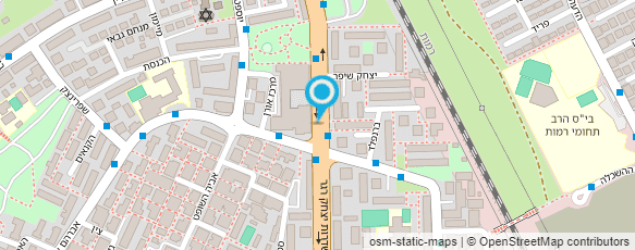 מפת הגעה אל מספרת גלייז