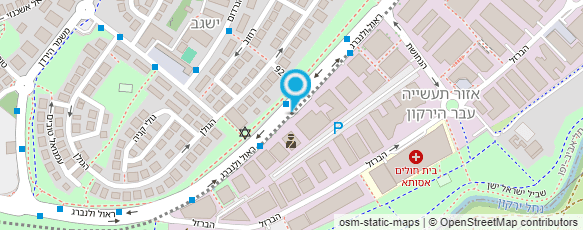 מפת הגעה אל משטרת ישראל-מרחב ירקון/ת"א צפון