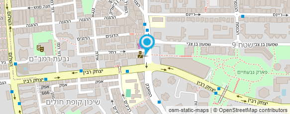 מפת הגעה אל משטרת ישראל-תחנה גבעתיים