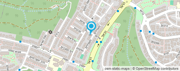 מפת הגעה אל משטרת ישראל-תחנה הראל