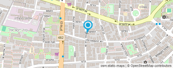 מפת הגעה אל עו"ד כרמון ישראל