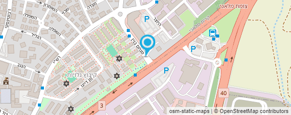 מפת הגעה אל פרופ' אלון בן אריה