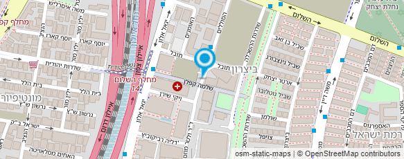 מפת הגעה אל חומוסיית חמודי