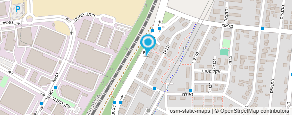 מפת הגעה אל אלונה רוז עיצוב שמלות