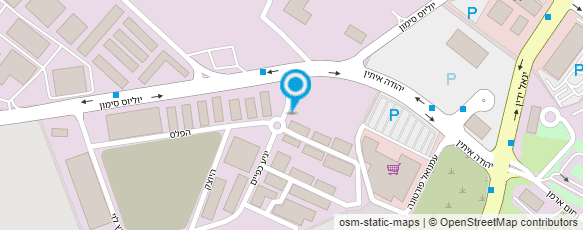 מפת הגעה אל כרמל בית מסחר לתרופות בע"מ