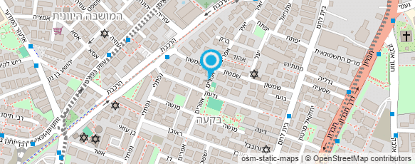 מפת הגעה אל יחיאל גלינסקי