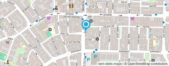 מפת הגעה אל הגלריה העירונית ארגון האומנים