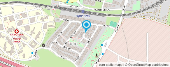 מפת הגעה אל עוגות מעוצבות Riky's Cakes