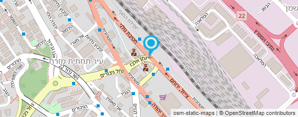 מפת הגעה אל משטרת ישראל-מחוז חוף (חיפה)