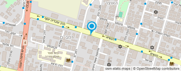 מפת הגעה אל גלרי רהיטים - קלאב רהיטים