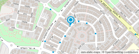 מפת הגעה אל בית העוגות של אילנית