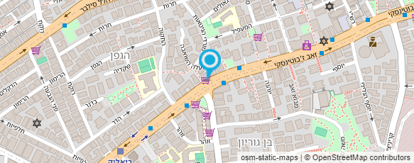 מפת הגעה אל נטלי רוסו קוסמטיקס