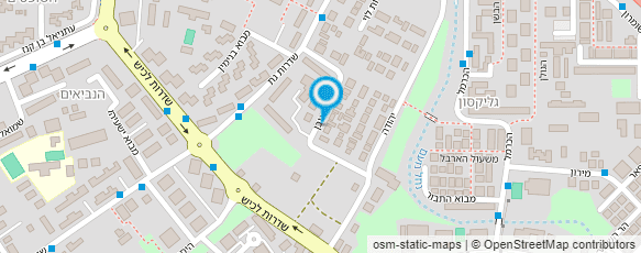 מפת הגעה אל בנימין דניאלי פור - ציור