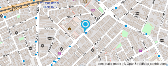 מפת הגעה אל משטרת ישראל-תחנה פתח תקווה