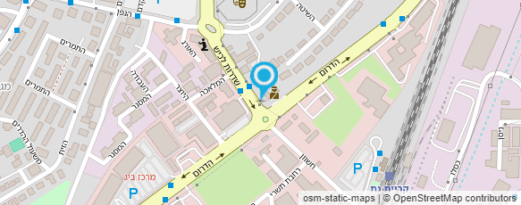 מפת הגעה אל משטרת ישראל-תחנה קרית גת