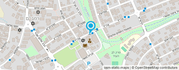 מפת הגעה אל משטרת ישראל-תחנה ראש העין