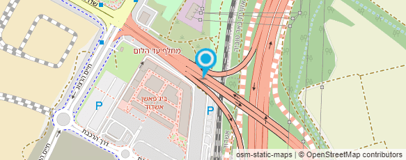 מפת הגעה אל משרד הפנים - מנהל אוכלוסין