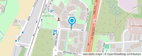 מפת הגעה אל אברהם האופטמן - מהנדס בנין